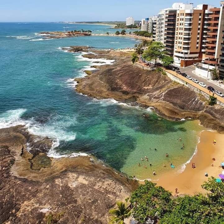 Apt Centro 50 M Mar, Wi-Fi, Completo, Local Top Guarapari Eksteriør billede