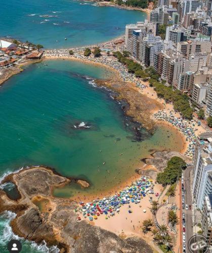 Apt Centro 50 M Mar, Wi-Fi, Completo, Local Top Guarapari Eksteriør billede